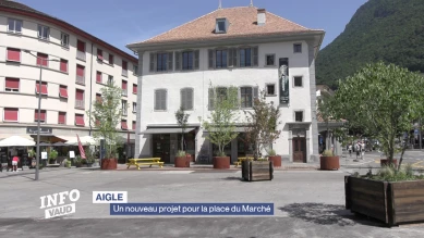 Un nouveau projet pour la place du Marché d'Aigle