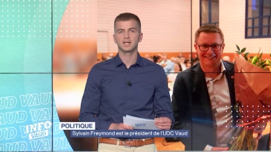Sylvain Freymond est le président de l'UDC Vaud