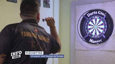 Un espoir vaudois vise l'élite suisse des fléchettes