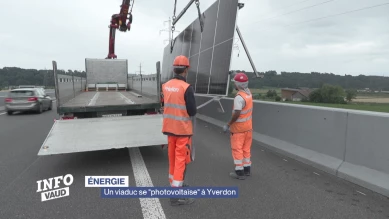 Un viaduc se "photovoltaïse" à Yverdon