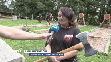 Le lancer de hache gravé dans la peau