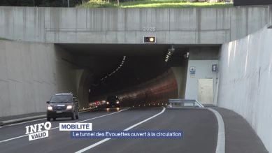 Le tunnel des Evouettes est ouvert à la circulation
