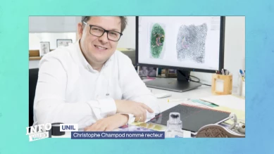 Christophe Champod nommé recteur de l'UNIL
