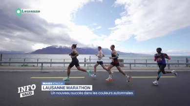 14'000 coureurs sur le beau parcours du Lausanne Marathon