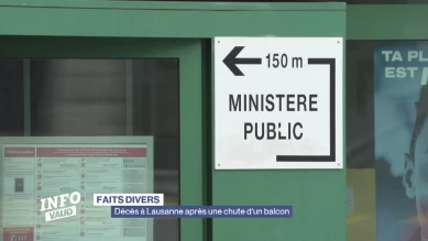 Décès à Lausanne après une chute d'un balcon