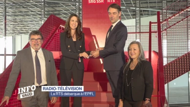 La RTS débarque, officiellement, à l'EPFL
