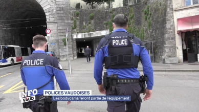 Les policiers vaudois porteront des bodycams