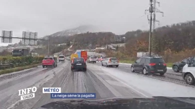 La neige débarque en plaine