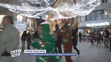 Lausanne a pris des airs de village du Père Noël