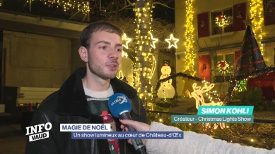 Un show lumineux au cœur de Château-d'Œx