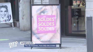 Après Noël - peu de reventes, mais déjà des soldes