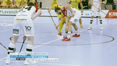 Le floorball fribourgeois veut se faire une place au soleil.