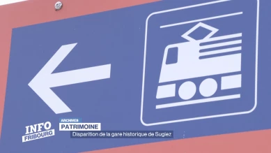 Disparition de la gare historique de Sugiez