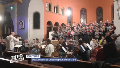 Deux choeurs s'unissent pour leurs 50 ans