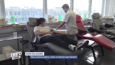 Don du sang: des centres pleins mais un besoin permanent