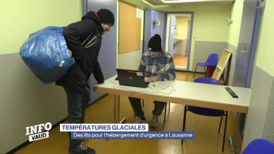 Des lits pour l'hébergement d'urgence à Lausanne