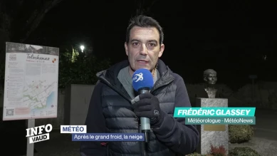 Après le grand froid, la neige