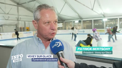 Vevey sur glace - une patinoire éphémère et populaire