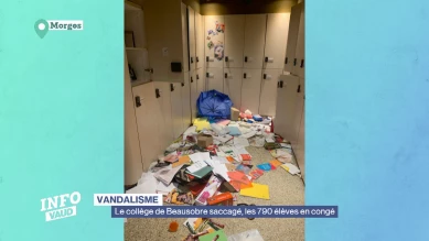Le collège de Beausobre saccagé, les 790 élèves en congé