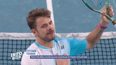 Stan Wawrinka passe le 2e tour à Melbourne