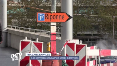 Travaux, les commerces lausannois seront indemnisés