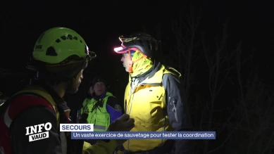 Un vaste exercice de sauvetage aux Rochers-de-Naye