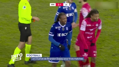 Le LS privé de Soppy pour trois matches