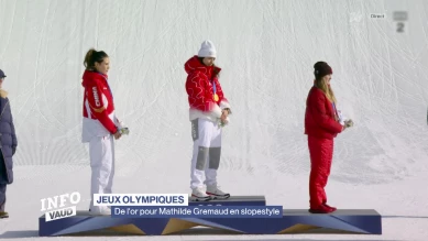 Mathilde Gremaud en or aux JO