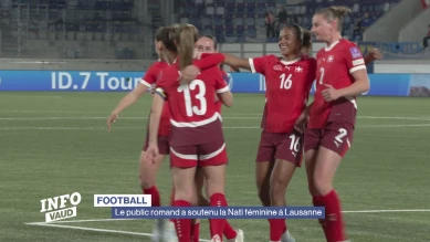 Le public romand a soutenu la Nati féminine à Lausanne
