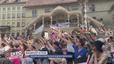 Mobilisation très forte à la grève féministe