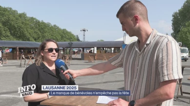 Lausanne 2025 : le manque de bénévoles n'empêche pas la fête