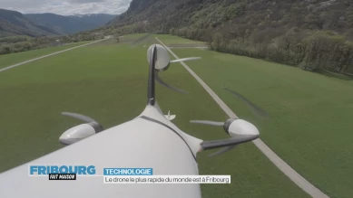 Le drone le plus rapide du monde est à Fribourg