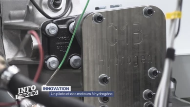 Un pilote et des moteurs à hydrogène