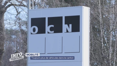 Toujours plus de véhicules dans le canton de Fribourg