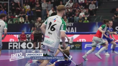 La Superfinale  de unihockey reste à Fribourg