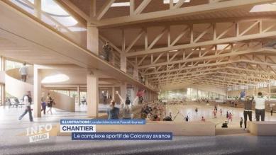 Colovray : le chantier du complexe sportif avance