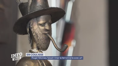 Roger Monney faisait rimer la ferronnerie avec art
