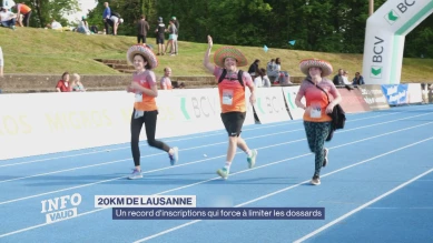 Les 20km de Lausanne limitent les inscriptions