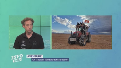 Traverser le désert avec un tracteur