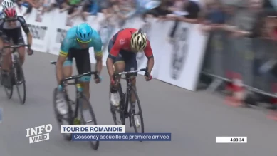 Cossonay accueille sa première arrivée du Tour de Romandie