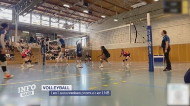 Les volleyeuses lausannoises promues en LNB