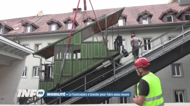 Le funiculaire s'envole pour faire peau neuve