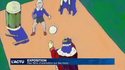 Des films d’animation sur les murs