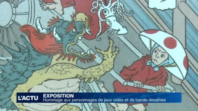 Des héros de jeux vidéo en estampes japonaises