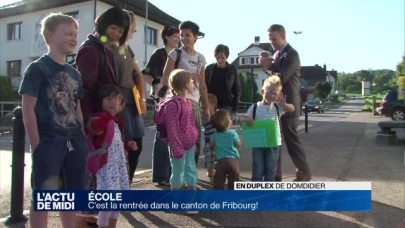 Les écoliers francophones fribourgeois ont repris les cours
