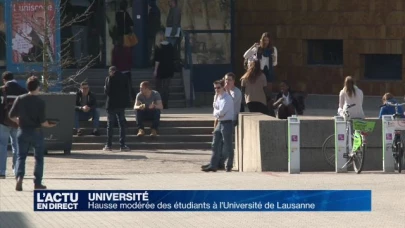 Hausse modérée des étudiants à l'Université de Lausanne