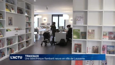 Une bibliothèque flambant neuve en ville de Lausanne