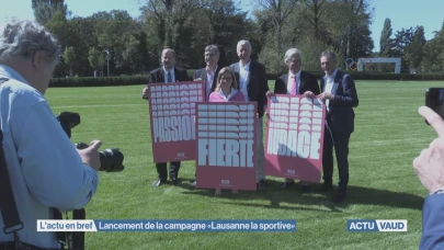 Lancement de la campagne "Lausanne la sportive"