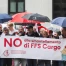 300 manifestants au Tessin contre les coupes d'emplois chez CFF Cargo