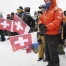 Minute de silence à la Coupe du monde à Adelboden